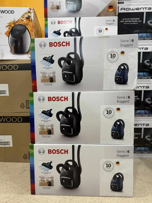 BOSCH BGB6X300 - Aspirateur Traineau avec sac - 600W - 75db Filtre HEPA - 12 m de rayon