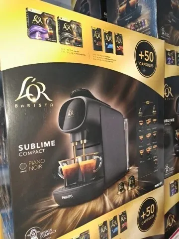 MACHINE À CAFÉ PHILIPS LOR BARISTA AVEC 50 CAPSULES