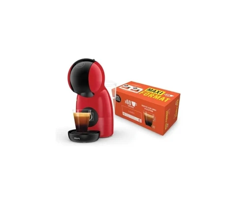 Machine a Cafe KRUPS Nescafé Dolce Gusto + 60 capsules de café lungo  multi-boissons, 15 bars