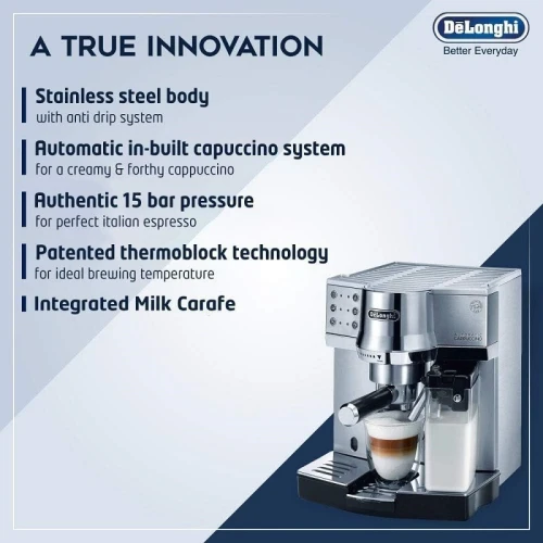 Delonghi cafetière expresso solo pompe 1450 Watts EC850M