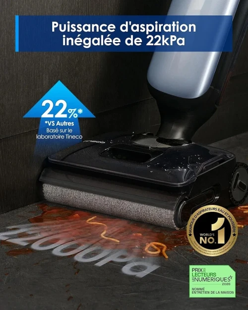 Aspirateur Balai sans Fil TINECO Floor One S9 Artist Premium