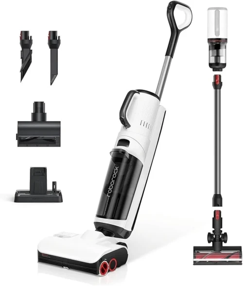 roborock Dyad Pro Combo 5-en-1 Aspirateur Balais Laveur sans Fil, pour Eau et Poussière 17000Pa 