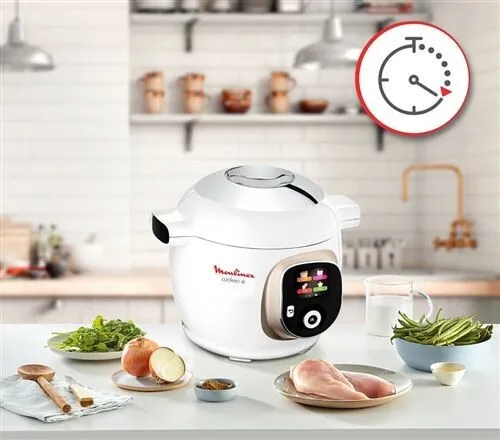 Moulinex Cookeo Blanc 180 recettes CE85BA10