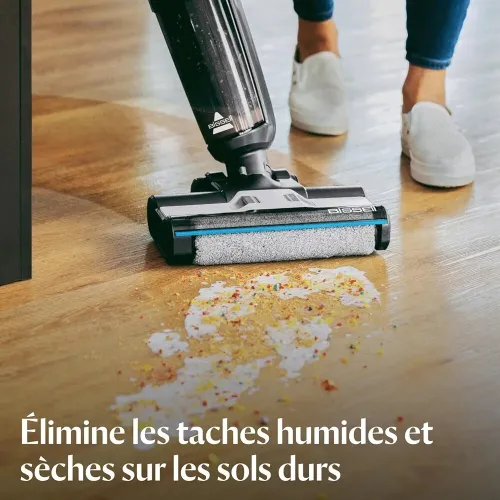 BISSELL CrossWave HF3 Aspirateur Balai Laveur Sans Fil Aspire & Lave en Même Temps Nettoyeur