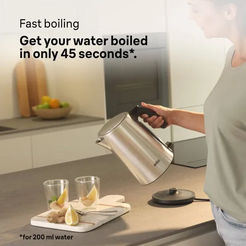 Bouilloire électrique Braun WK5200 capacité 1,7 L puissance 2200W