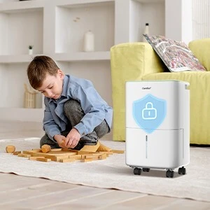 COMFEE Déshumidificateur Compacte Absorbe jusqu'à 10L