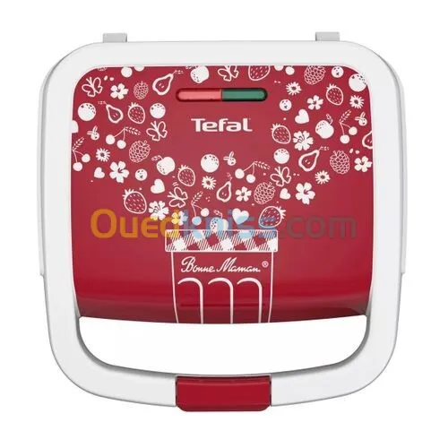  gaufres tefal 700W WAFFLE TIME Bonne Maman  WD17B510 