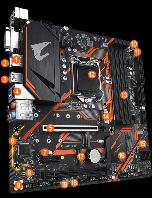 CARTE MERE AORUS B365AORUS ELITE