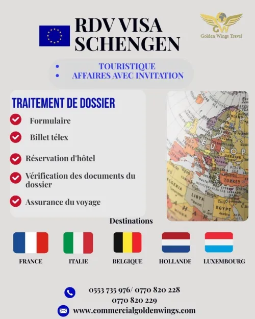 Rendez-vous visa Schengen