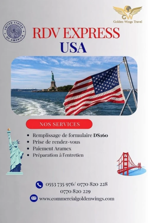 Rendez vous visa usa express