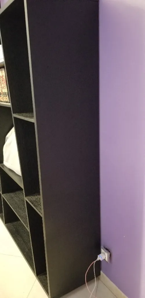Meuble séparateur de salon bois