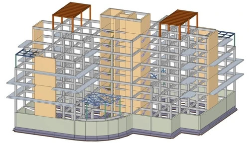 Etude génie civil ,d'architecture, et note de calcul de Béton Armé et charpente métallique et réalisation