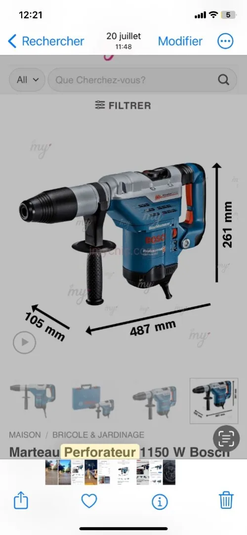 Perforateur bosch sds