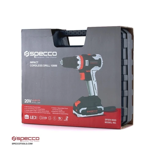 Perceuse sans fil à percussion 20V specco