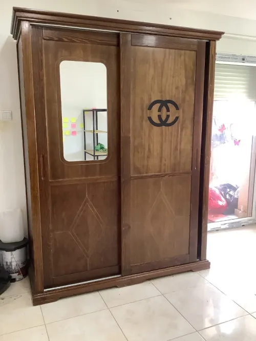 Armoire deux porte coulissante
