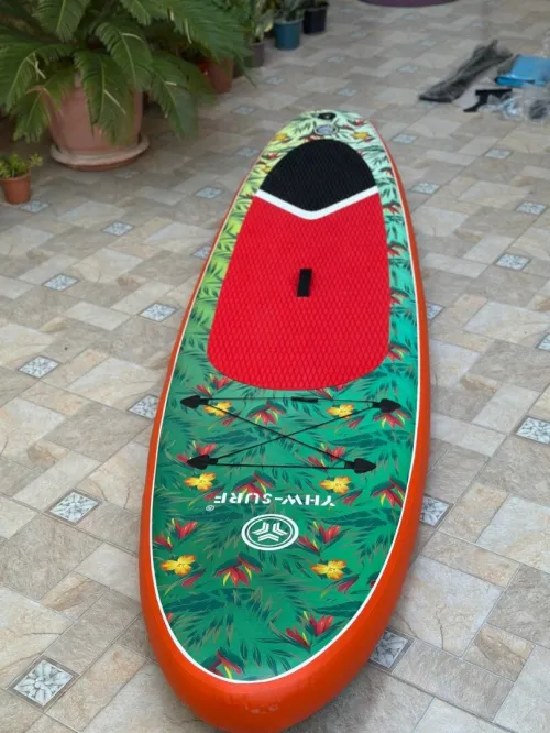 Paddle Board Gonflable 3,20 m * 80 cm * 15 cm   Capacité de charge : 180 kg