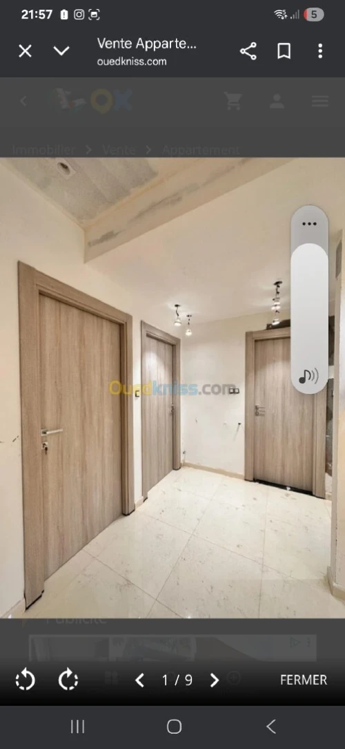 Vente Appartement F3 Alger Bab ezzouar