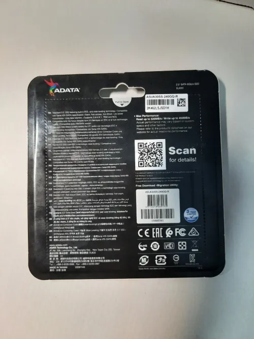 SSD ADATA Ultimate SU630 240GB  جديد مختوم  أصلي