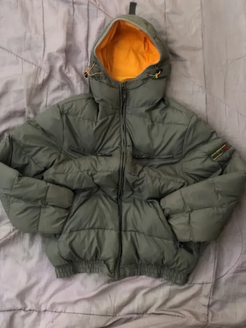 Puffer jacket green land original  doudoune  مونطو تع شتا دودون فيستا معطف