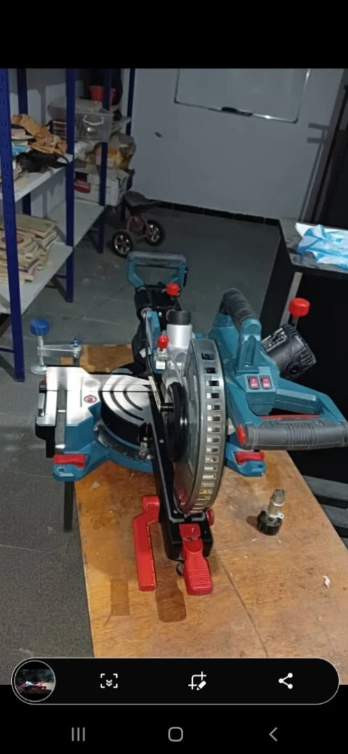 Scie a onglet double biseau filaire 254mm 240v 