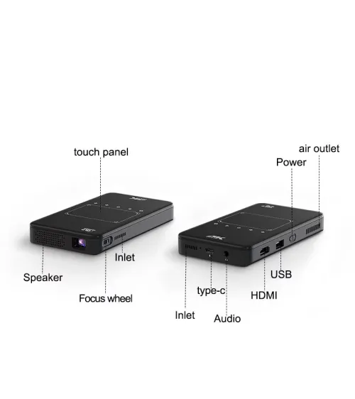 DATA SHOW MINI 4K BLUETOOTH+WIFI AVEC BATTERIE