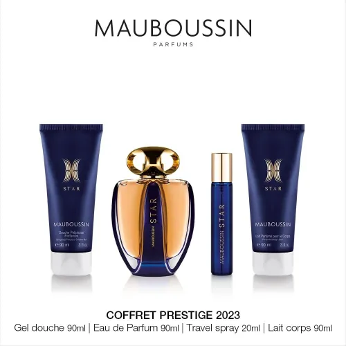 Mauboussin - Coffret Prestige Star : Eau de Parfum 90ml,