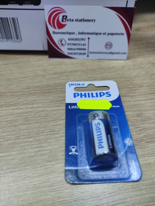 PILES philips  cr123A lithium