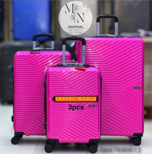 VALISE TRAVEL WORLD 3 PIÈCES 