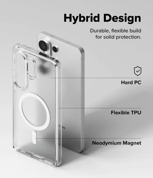 Antichoc Samsung Galaxy S26 Ultra Coque Magsafe Transparente / Matte Case S26 Ultra Pochette Original Made in Korea