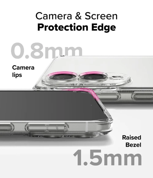 Antichoc Samsung Galaxy S25 Edge Transparent Ultra Fine Solide Souple Étui S25 Edge