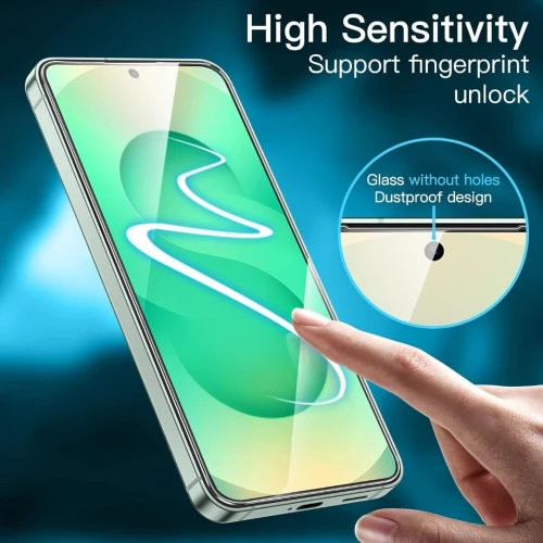 Protection D'écran Samsung Galaxy S25 Incassable Verre Trempé Transparent Lot de 3