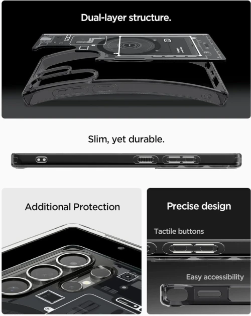 Antichoc S25 Ultra Spigen Ultra Hybrid MagFit Coque Compatible Samsung Galaxy S25 Ultra - Zero One