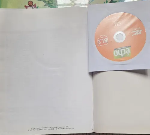 Livre de Français Écho B1 volume 2 + CD MP3 Neuf + Clé d'Activation - CLE International