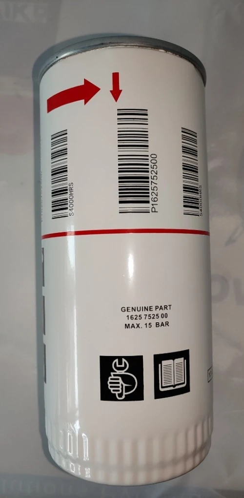 ATLAS COPCO 1625752500 - FILTRE À HUILE COMPRESSEUR