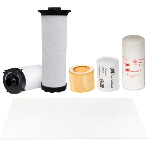 Filtres air, huile et séparateur pour Ingersoll Rand + huile compresseur (minérale et synthétique)