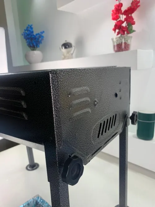 Grand Barbecue Portable Rectangulaire en acier inoxydable شواية حجم كبير