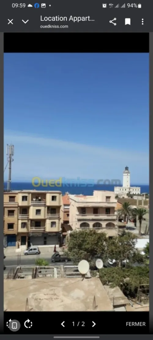 Location Appartement F3 Alger Hammamet