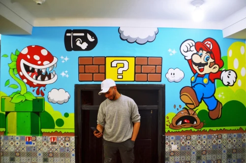 Dessin mural - Fresque murale - Dessin sur mur  