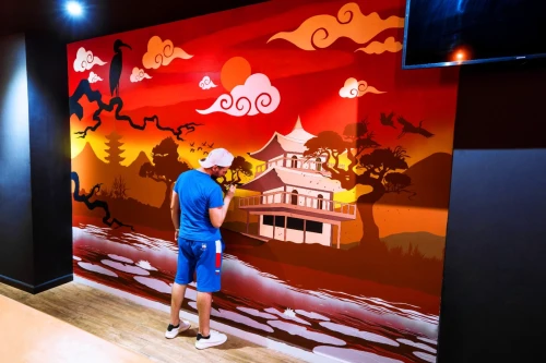 Dessin mural - Fresque murale - Dessin sur mur  