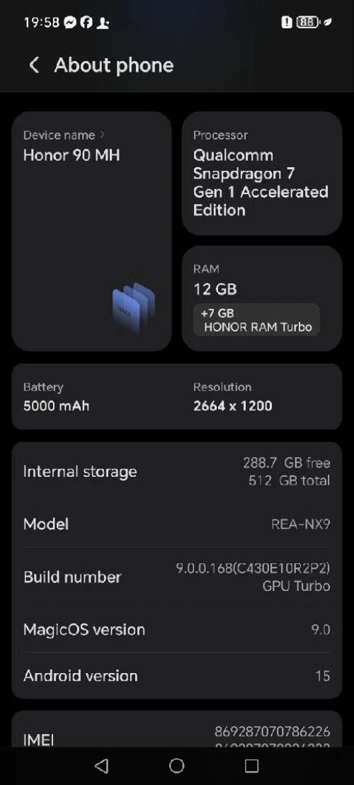 Honor 90 5G 12/512 Honor 90