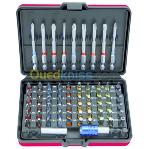 KS Tools "Jeu d'embouts de vissage à code couleur TORSIONpower® 1/4'' 