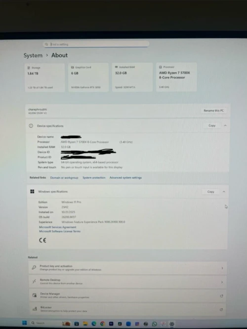 PC Gamer Ryzen 7 5700X