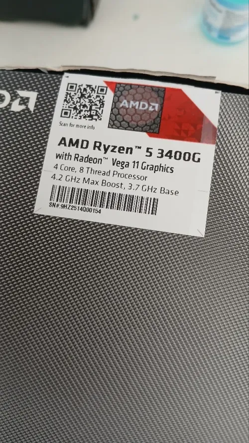 PROCESSEUR AMD RYZEN 5 3400G