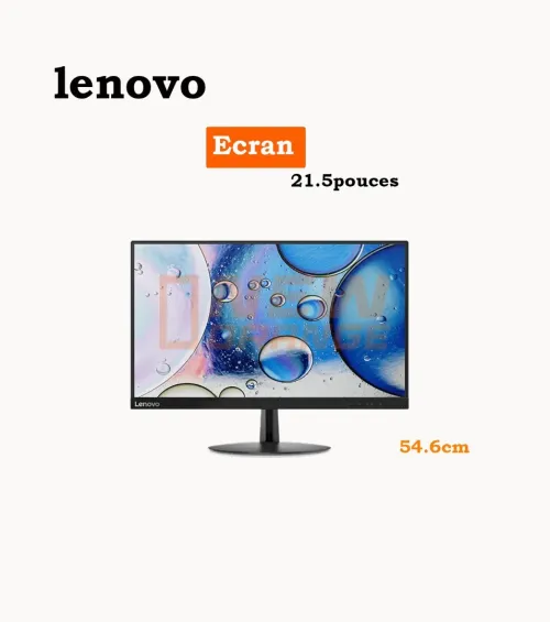 PC bureau Lenovo V50T Gen2 i7 - écran L22e20  