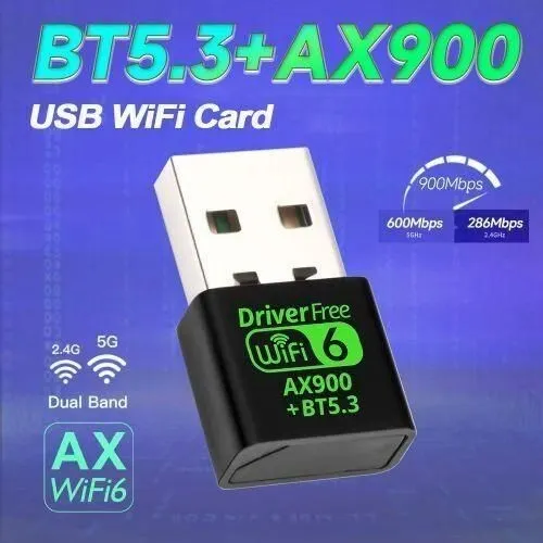 Adaptateur USB WiFi6 Sans Fil  Driver Free
