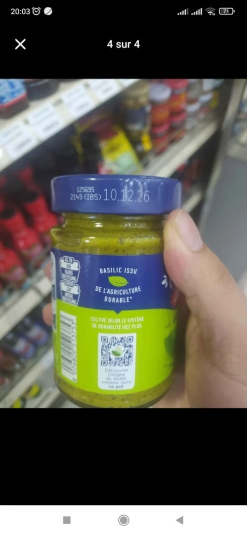 Sauce Pesto barilla