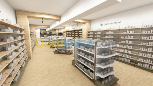 Agencement pharmacie,clinique Show room 