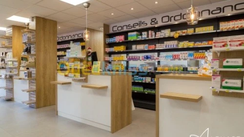 Agencement pharmacie,clinique Show room 
