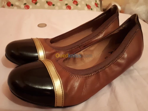 Ballerines stylées en cuir