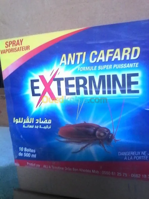 désinsectisation contre cafard serpon 